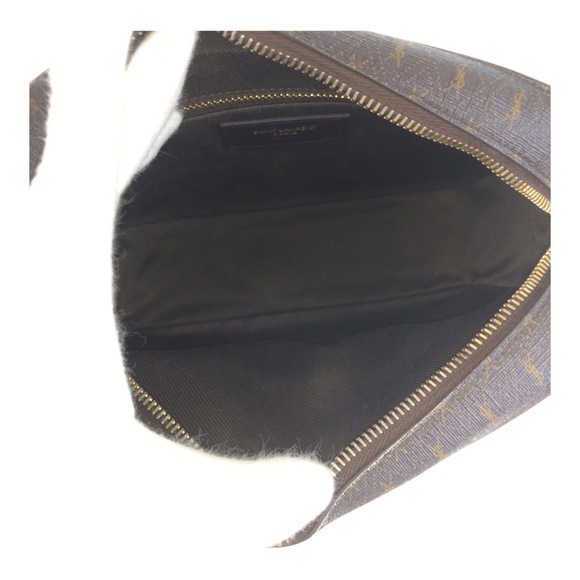 Yves Saint Laurent SAINT LAURENT PARIS Le Monogram YSL Brown Leather Shoulder... - Picture 9 of 10